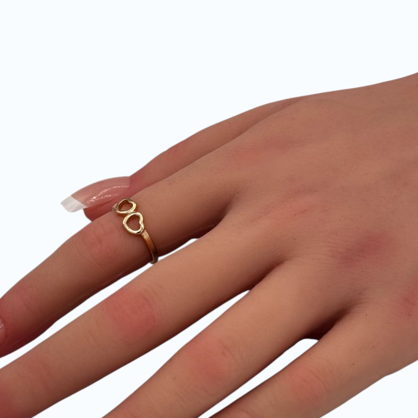 Double Heart Ring