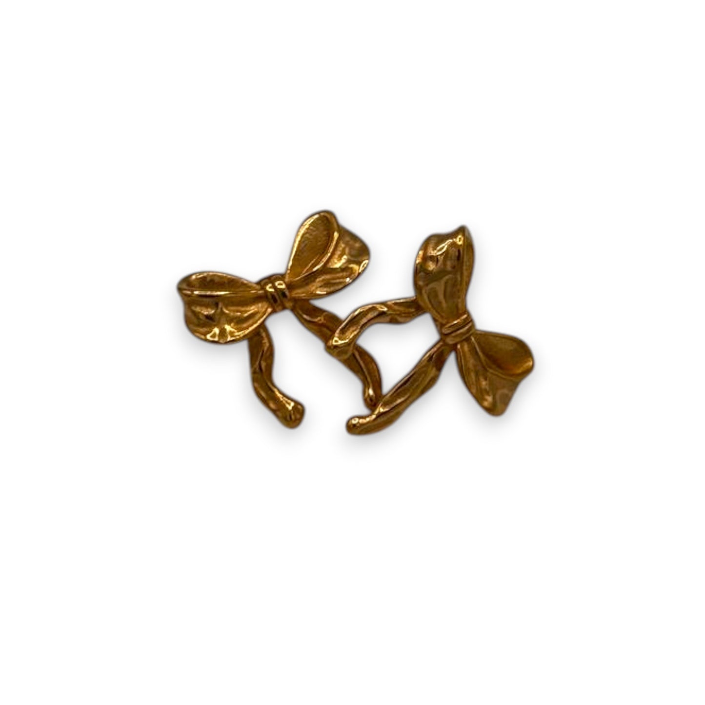 Gold  Bow Earrings