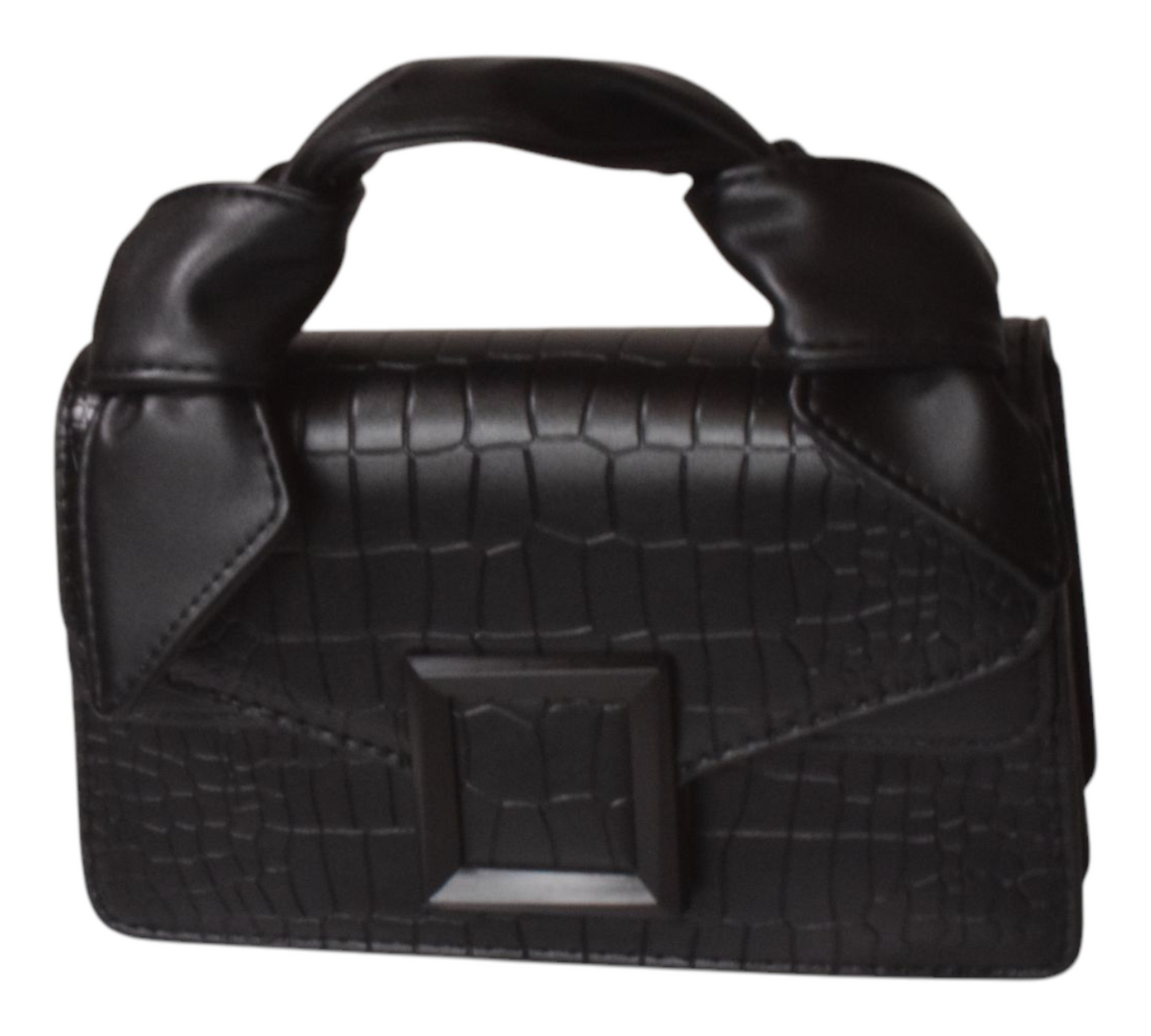 Dorole Stone Pattern Square Flap Shoulder Crossbody Bag