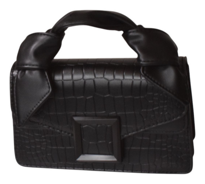 Dorole Stone Pattern Square Flap Shoulder Crossbody Bag