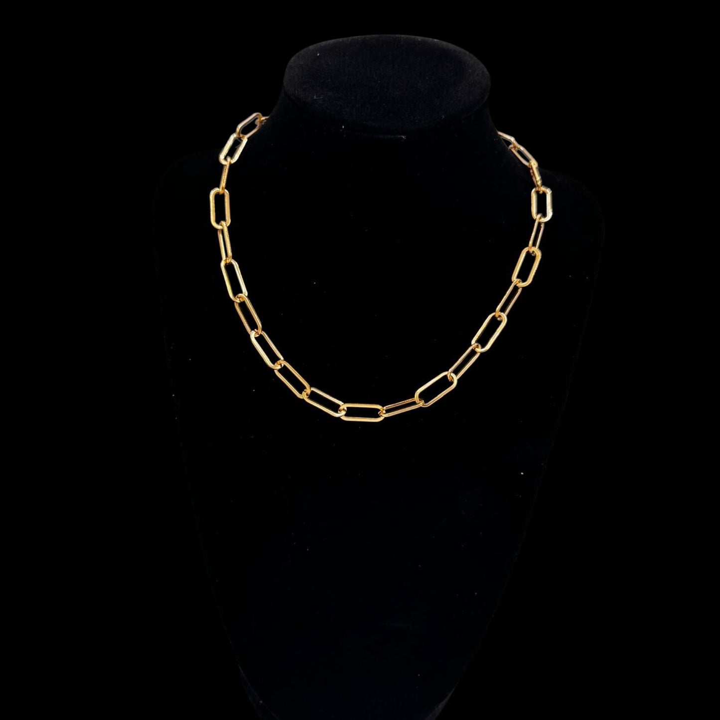 Gold Chunky Link Chain Necklace