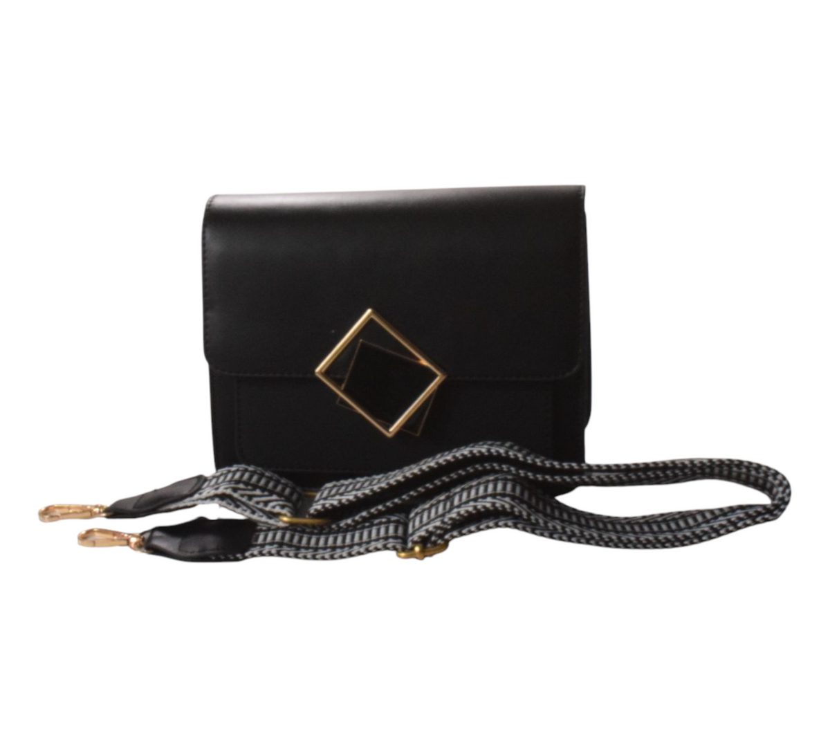 Dorole Bayita Crossbody Bag with gold accent and stylish strap for modern fashion lovers.